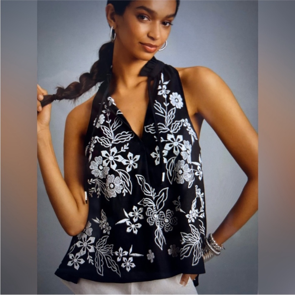Anthropologie Tavi blouse- sleeveless